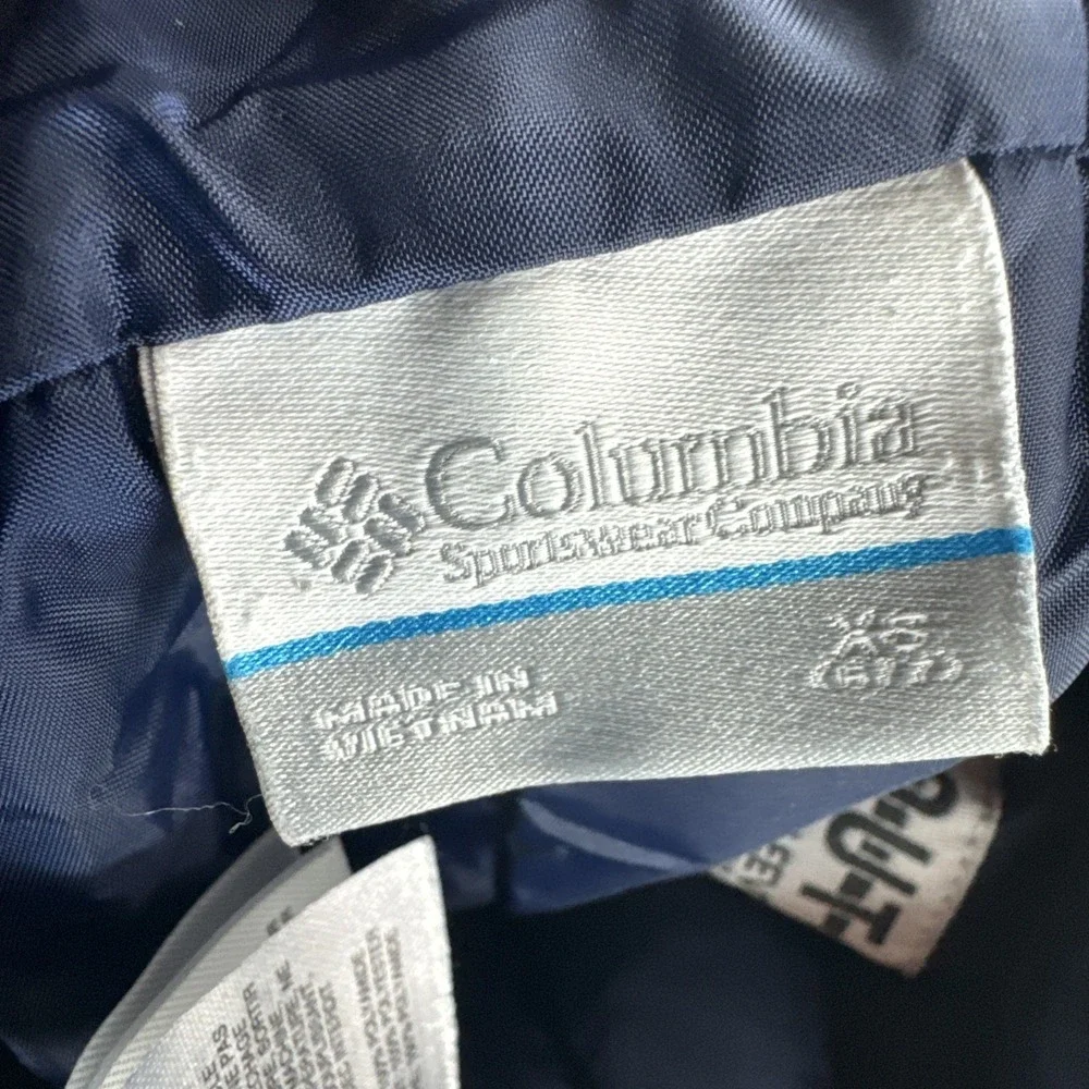 Columbia Omni Tech Overalls Kids XS 6-7 Outgrow Blue Winter Coveralls Bibs Snow